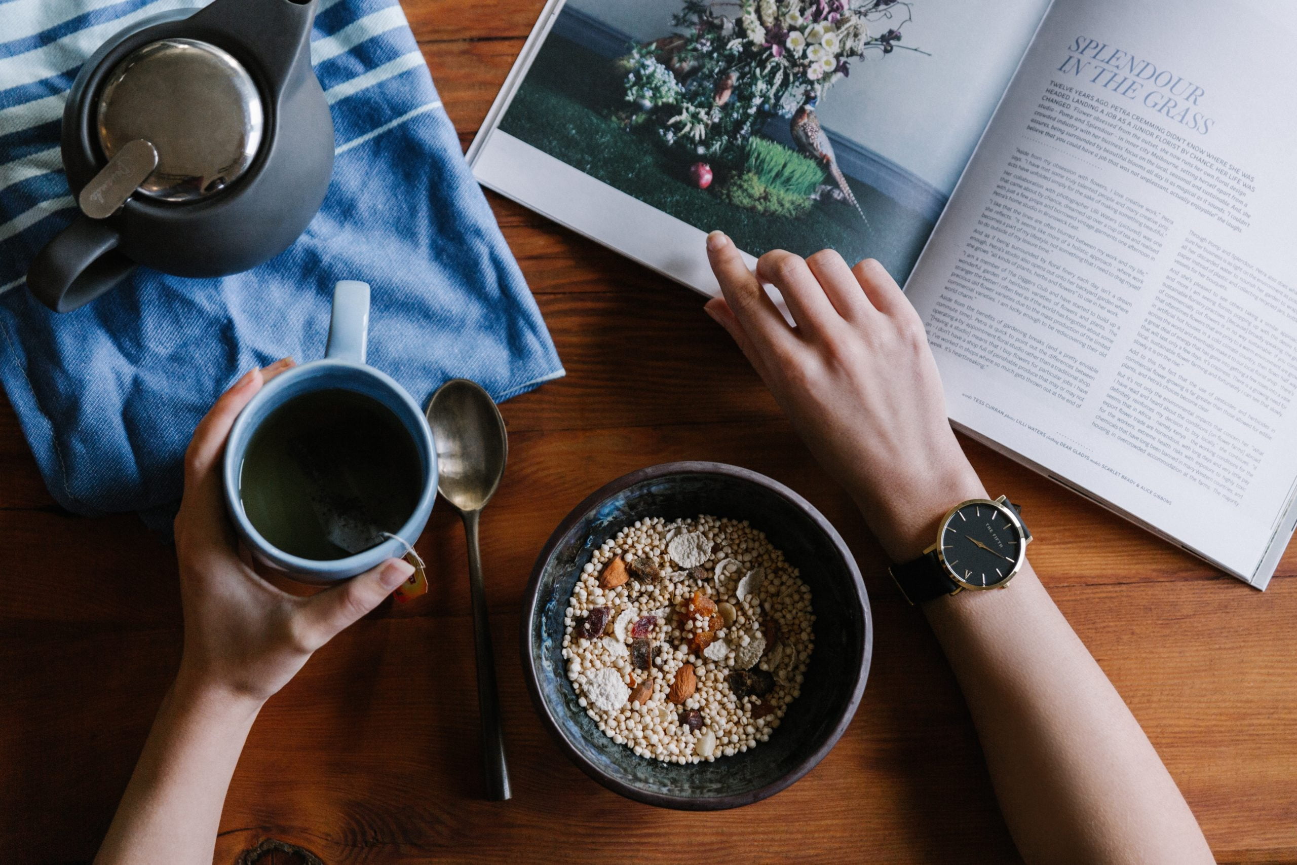 A healthy breakfast is a great way to provide energy until lunch.