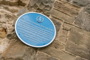 Wellington Place history lifting tower